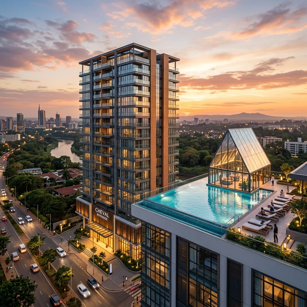 Cheval Riverside — Apartment for off-plan in Riverside Drive, Nairobi