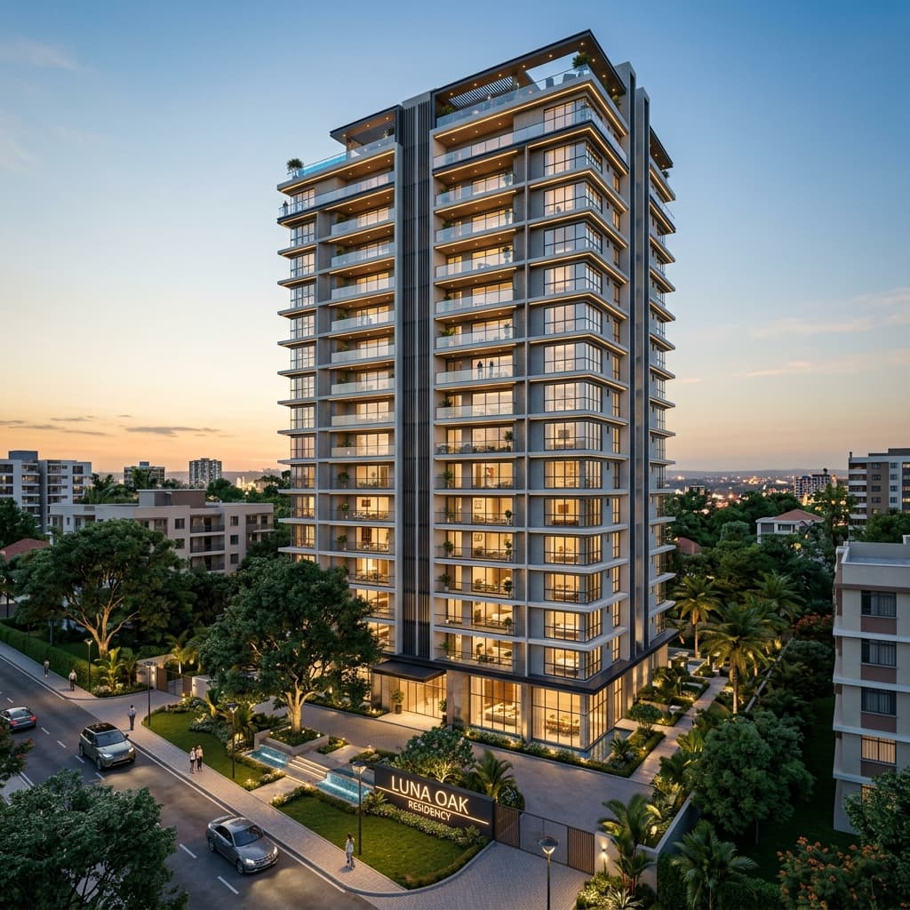 Luna Oak Residency — Apartment for off-plan in Kilungu Road, Kilimani, Nairobi